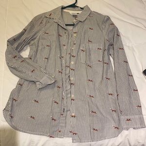 Old Navy Fox Button Up